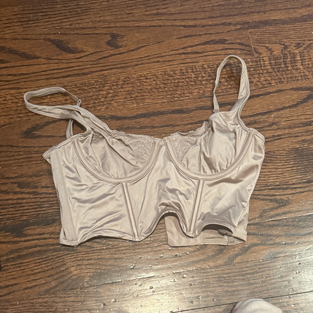 Abercrombie Lace and Satin Balconette Corset